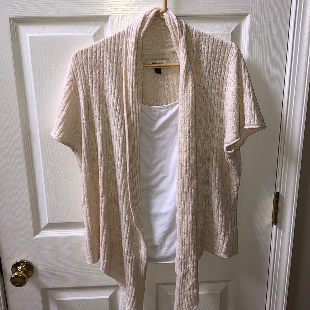 Sonoma short sleeve cardigan. XL
